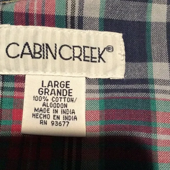Cabin Creek Large Blue Denim Jacket - Picture 9 of 13